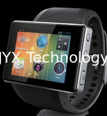 China MTK6577,Android 4.0,3G calling mobile phone watch,support GPS,wifi,G-senser supplier
