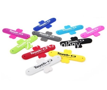 Touch-U One-touch Silicone Phone Holder Stand for Mobile phone Multi-color supplier