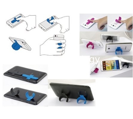 Touch-U One-touch Silicone Phone Holder Stand for Mobile phone Multi-color supplier