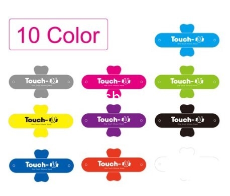 Touch-U One-touch Silicone Phone Holder Stand for Mobile phone Multi-color supplier